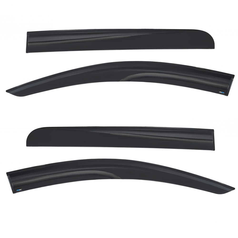 Дефлектори вікон (вітровики) Mitsubishi L200 (Storm) 2015-2023, 4шт, SunPlex, на скотчі Вінниця - фото 2