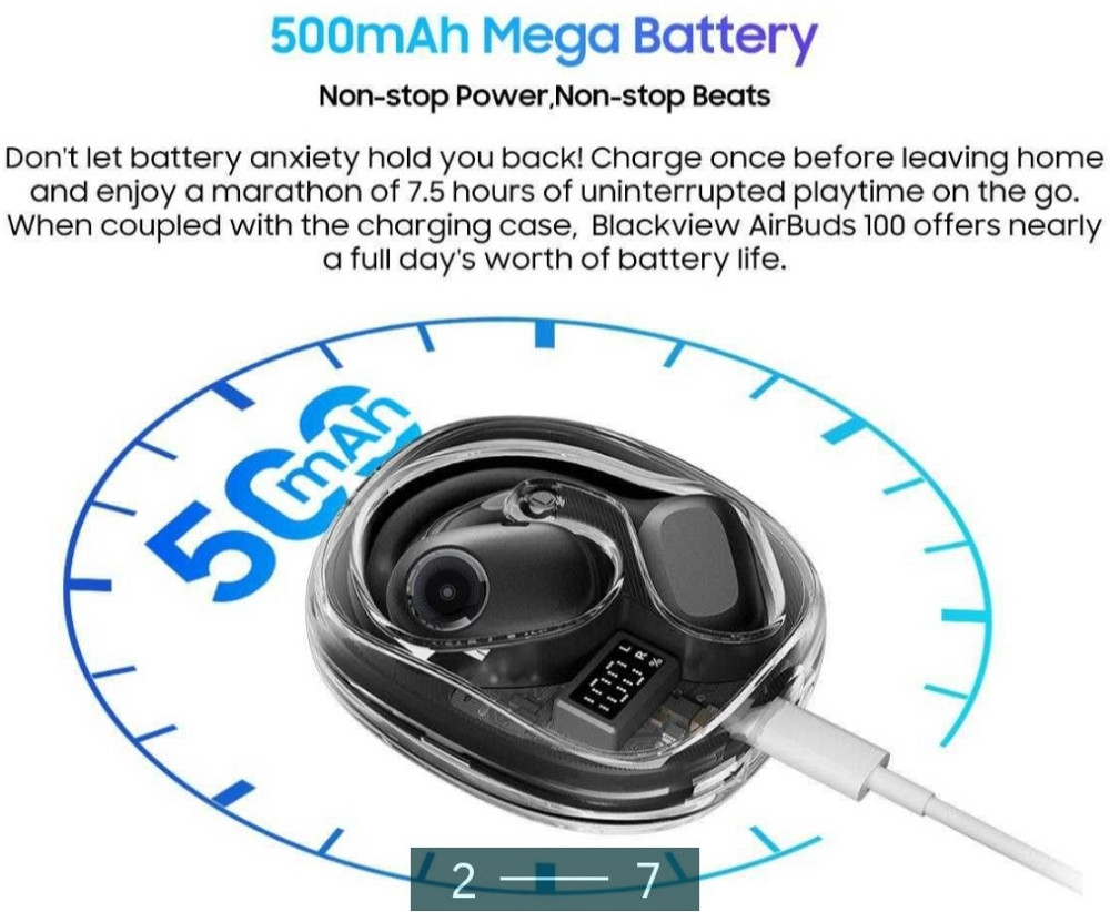 Наушники: TWS Black View AIR Buds 100. Харьков - изображение 5