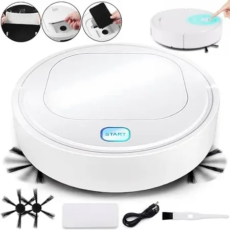 Розумний робот-пилосос ROBOTiC ES28 7918 з функцією сухого прибирання, сенсорами та автокеруванням Одеса - фото 1