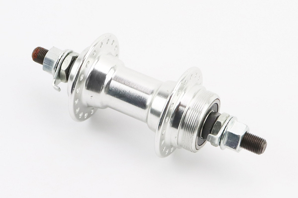 Втулка передня MTB алюмінієва 14Gx36H, Disk-brake (різьба), 2 пром-підшипники 6200 2RS, кріпл. гайка, FB-A209B Київ - фото 2