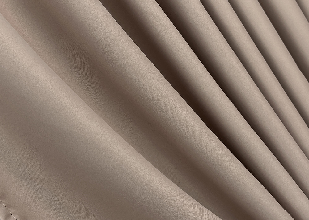Комплект готових штор VR-Textil Блекаут Midnight № 1824ш Світле какао 140х290 см 2 шт (39-0037) Київ - фото 6