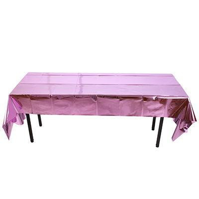 Скатерть клеенка из фольги 270 на 100 см розовый Киев - изображение 4