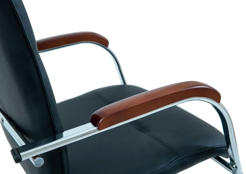 Офисное Кресло Руководителя Richman Samba Fly 2230 Хром М3 MultiBlock Черный Днепр - изображение 6