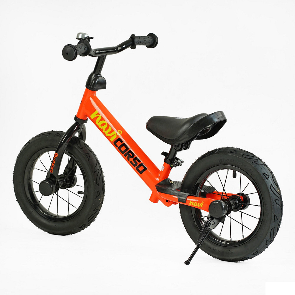 Велобіг CORSO Navi сталева рама колеса 12 дюймів підставка для ніг Помаранчевий (NV-12938) Чернігів - фото 2