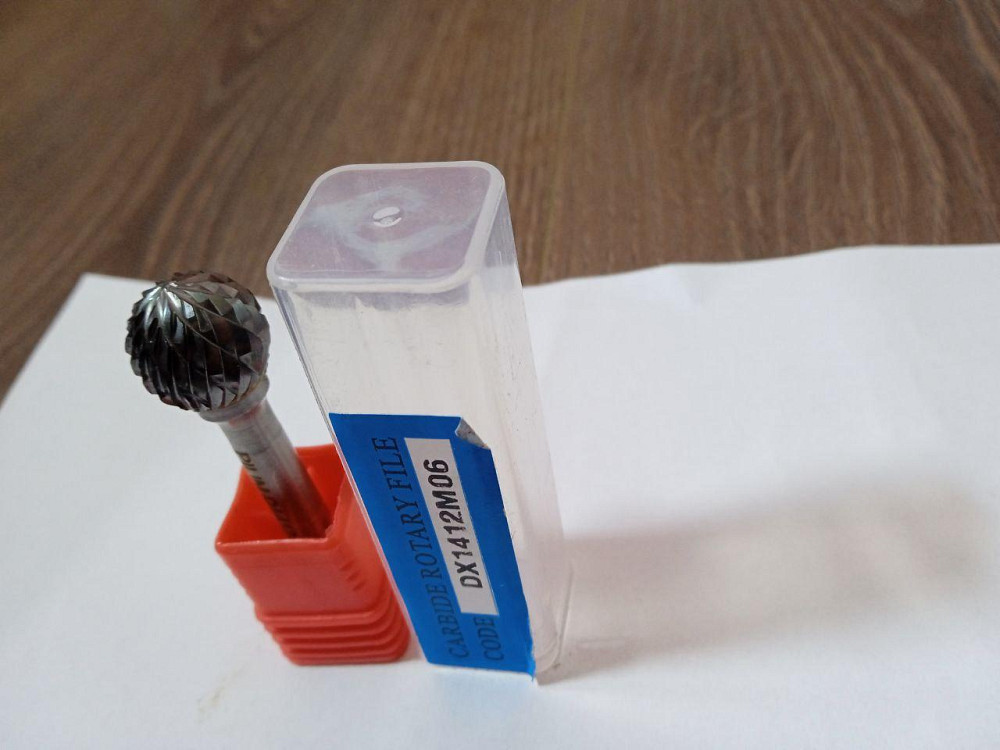 Борфреза DX сфера 14×12×6 мм — твердосплавна шарошка по металу для дриля та гравера Харків - фото 3