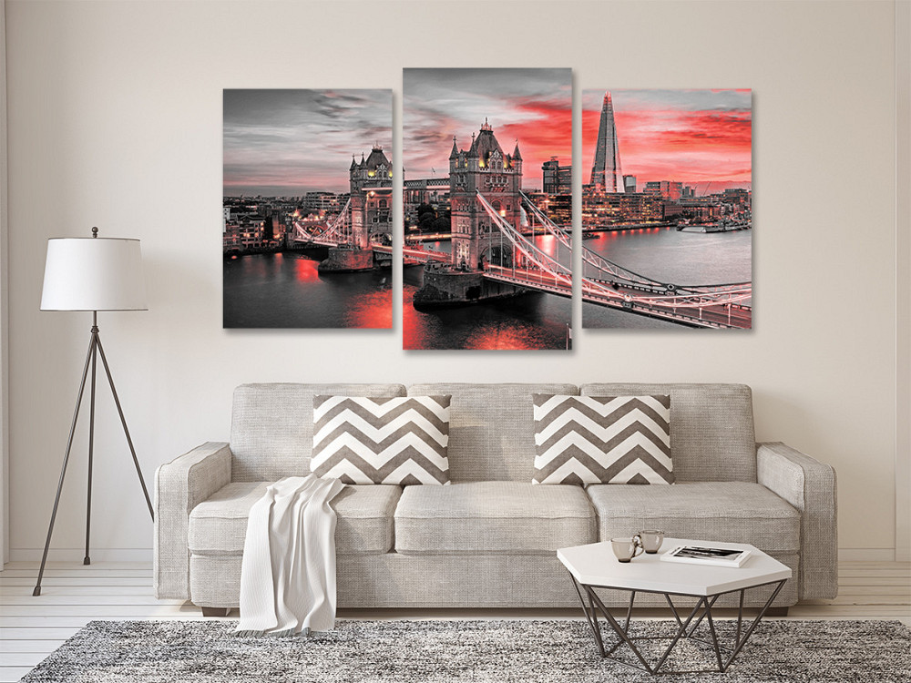 Модульная картина в гостиную / спальню Лондонський міст    Art-558_3 70x130 см Київ - фото 2