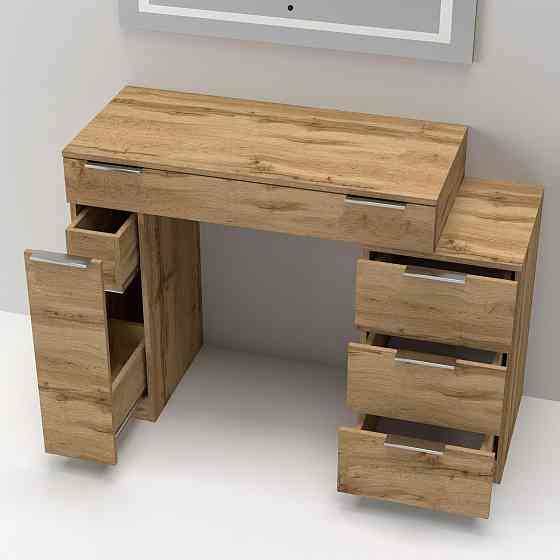 Стол туалетный Трюмо Кристалл, Дуб Аппалачи, 1200/452/847 Львов