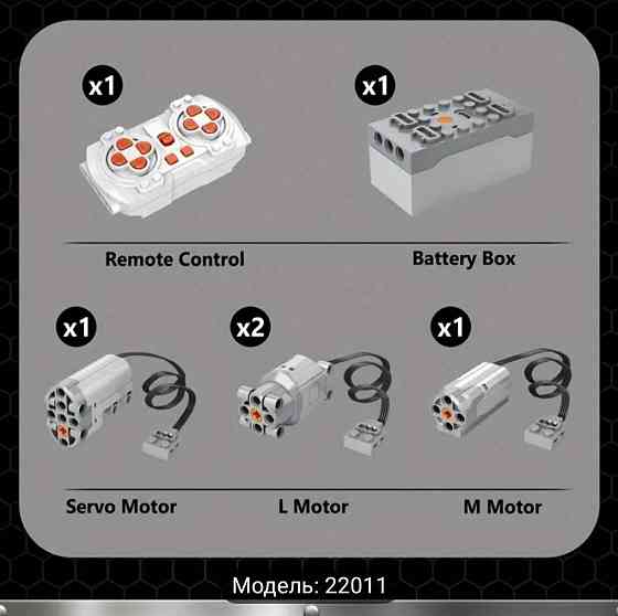 Конструктор Велика вантажівка з вантажним краном з пультом на радіок. Київ