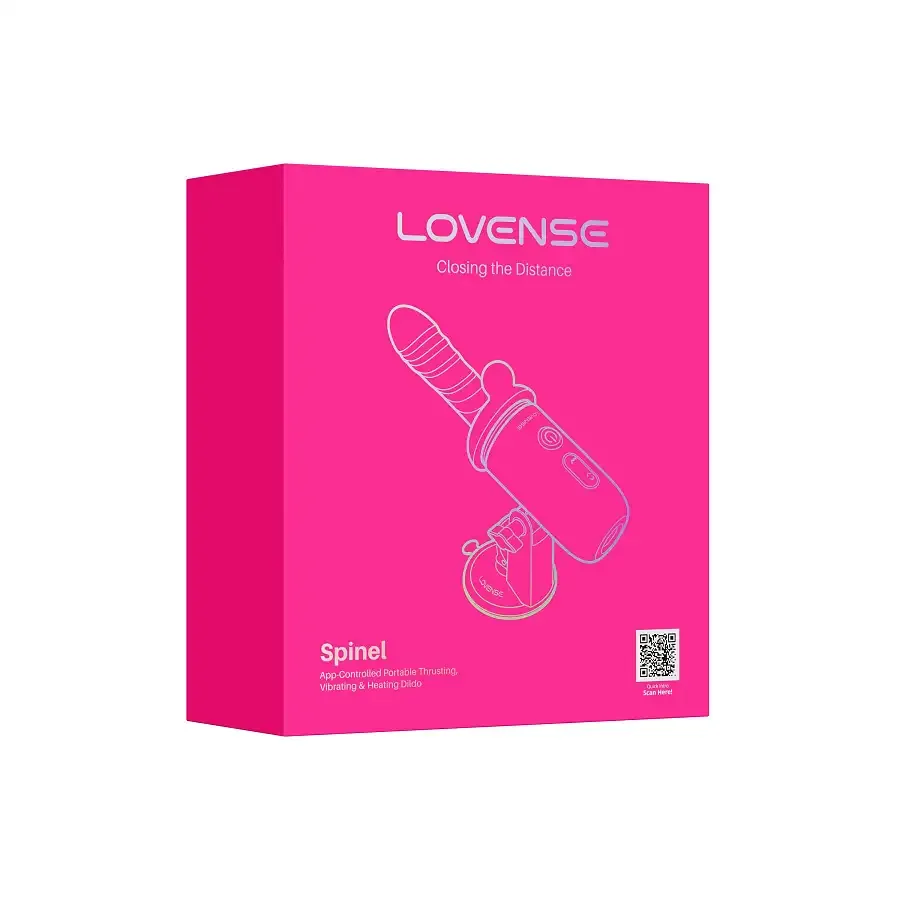 Смарт-мини секс-машина Lovense Spinel имитация фрикций, подогрев, 3 насадки, на присоске Львов - изображение 8