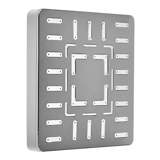 Лійка для душу стельова Zerix SH-82 (біла) (ZX4789) Київ