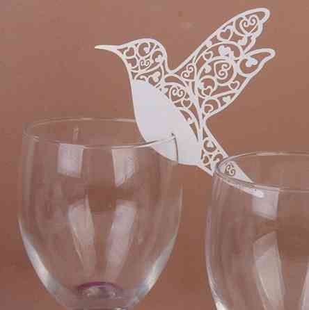 Банкетные карточки Колибри 10 штук 9 на 11 см белый Киев