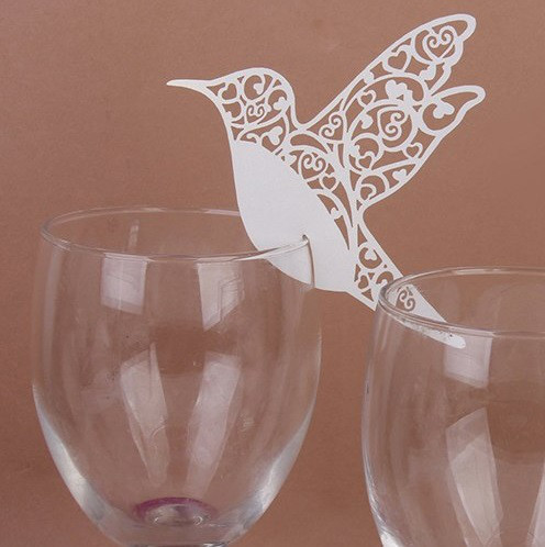 Банкетные карточки Колибри 10 штук 9 на 11 см белый Киев - изображение 1