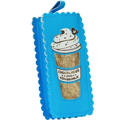 Пенал Cool For School 1 відділення Блакитний (J-2609-blue) Вінниця - фото 1