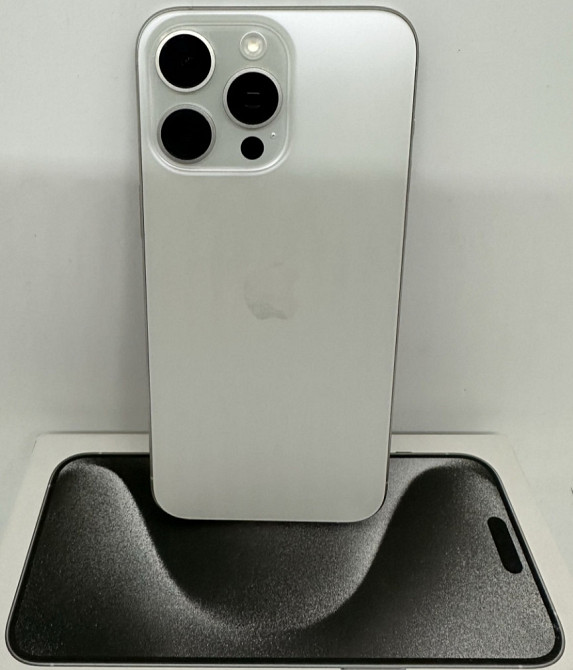 Айфон Apple iPhone 15 Pro Max 256 gb White Titanium Київ - фото 6