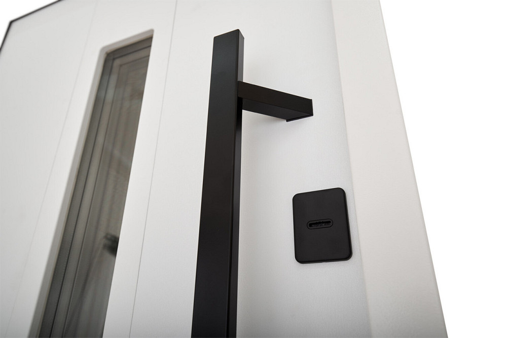 Входная дверь с терморазрывом Abwehr Cottage Queen Лампре Антрацит + Белая уличная пленка 960*2050 мм Киев - изображение 10