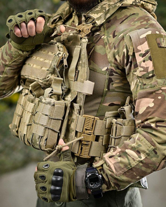 Тактическая плитоноска быстрый сброс  ASDAG  Пиксель ВСУ   ВТ6565 Одесса - изображение 9