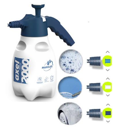 Піногенератор ручний MAROLEX Axel 2000 : 2 л, 0,4MPa, EPDM. 3 режими піни [4] Одеса