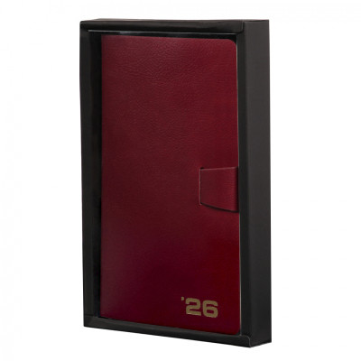 Тижневик Leo planner датований 2026 "Alpha", м‘який, бордовий, 352 сторінки (252630) Вінниця - фото 9