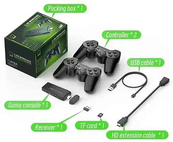 4К 20000 ігор 64 ГБ ігрова приставка. Київ