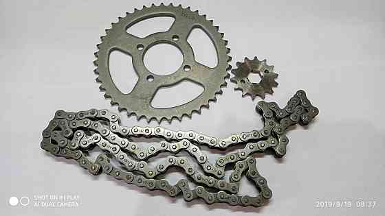 Зірки трансмісії (пара) Zongshen250-5 428-14T + 428-43T (+ланцюг 112L) Мукачево