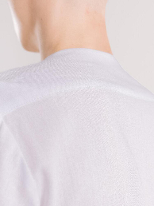 Чоловіча сорочка біла з довгим рукавом Pobedov Horizon Київ - фото 5