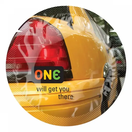 Презерватив ONE Color Sensations - ONE will get you there (Yellow) 1 шт Львів