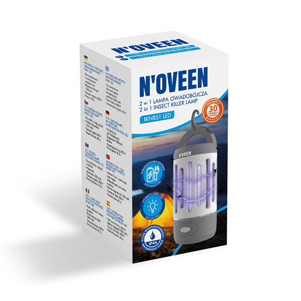 Туристическая инсектицидная лампа Noveen IKN851 LED на аккумуляторе Днепр - изображение 10