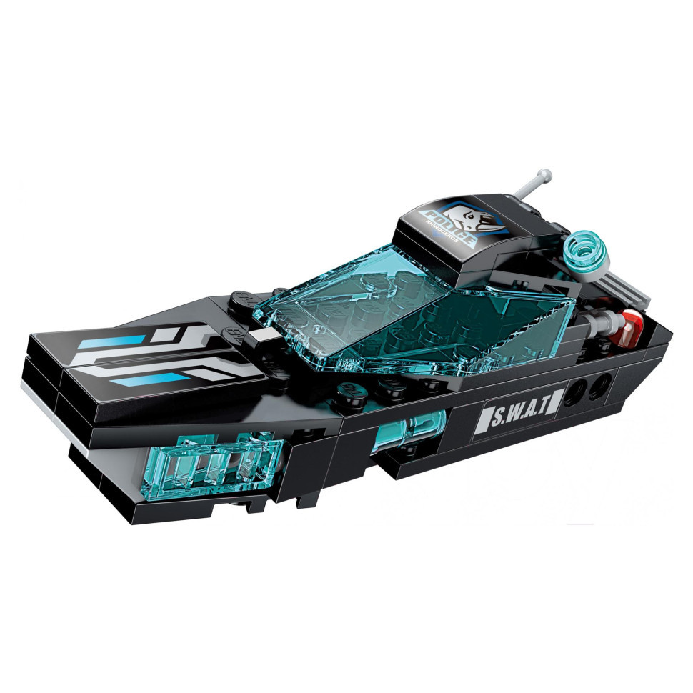 Дитячий Конструктор Qman 1413-1-8 транспорт, зброя, 95 дит.  Wave Breaker Yacht Вінниця - фото 1