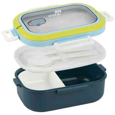 Ланч-бокс Kite з розділювачем 1100 мл, синій (K25-1182-2) Винница