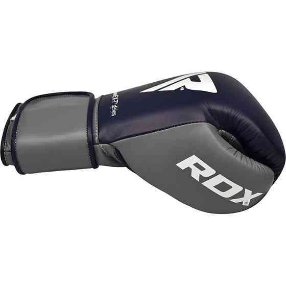 Боксерські рукавиці RDX Leather Pro C4 Blue 10 ун. Каменское