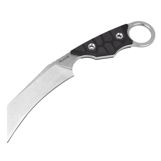 Ніж фіксований туристичний Ruike FS68, (8.6 см) 14C28N / G10 чорний Киев