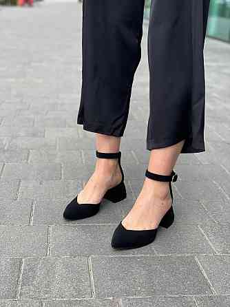 Ando-Borteggi Босоніжки жіночі Ando-Borteggi БСЖ/57 чорні (літо, замша натуральна) (4608) Коломыя