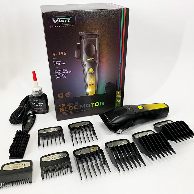 Профессиональная электрическая машинка для стрижки VGR, Мужской триммер для окантовки LK-18 Львов - изображение 7