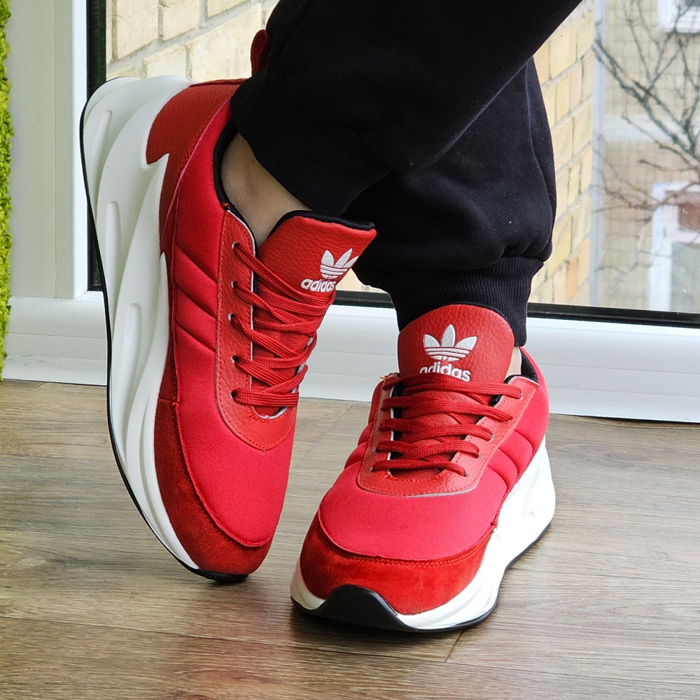 Кроссовки Adidas $harks Красные Мужские Адидас Акулы (размеры: 41,42,43,44,45) Видео Обзор Днепр - изображение 7