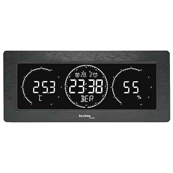 Часы настольные Technoline WT458 Black (WT458) Винница