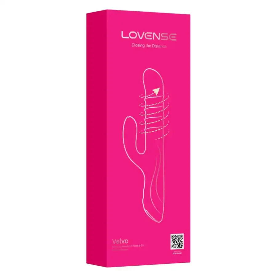 Вібратор-кролик Lovense Velvo з обертовими кульками на 360° за технологією WaveRoller Львів - фото 15
