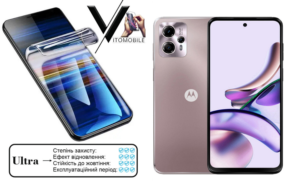 Полиуретановая пленка Ultra для Motorola Moto G13 – минимальная толщина, максимальная защита! Киев - изображение 1