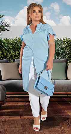 Голубое платье из тонкого джинса (50) Киев