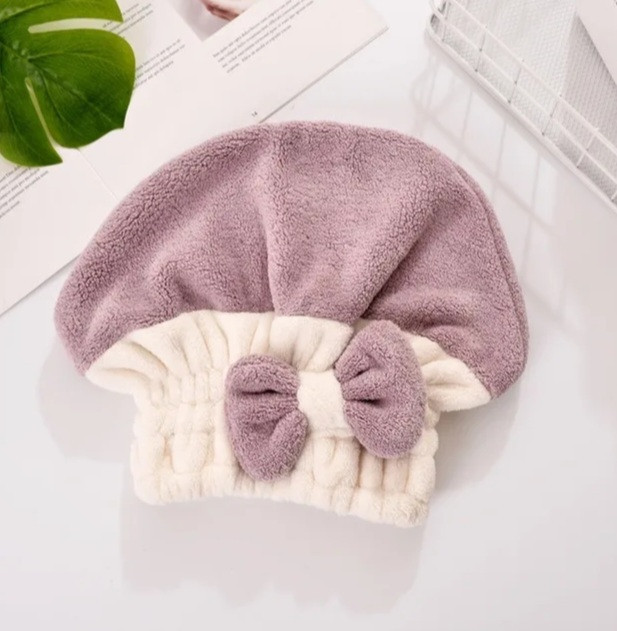 Рушник для сушки волосся one size хакі-білий Київ - фото 1