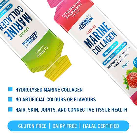 Морской коллаген Applied Nutrition Liquid Marine Collagen 10 x 30 г, Citrus Луцк