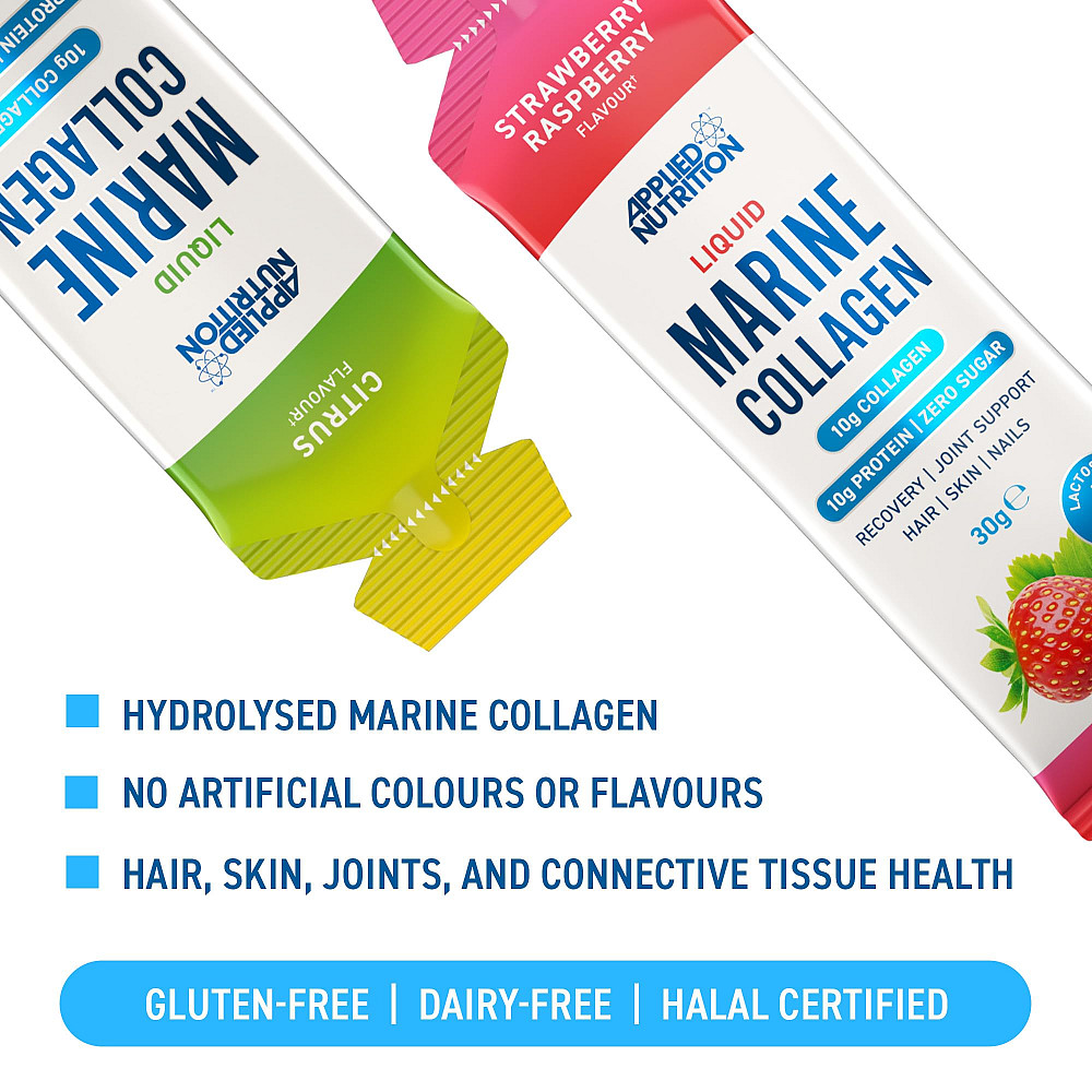 Морской коллаген Applied Nutrition Liquid Marine Collagen 10 x 30 г, Citrus Луцк - изображение 2