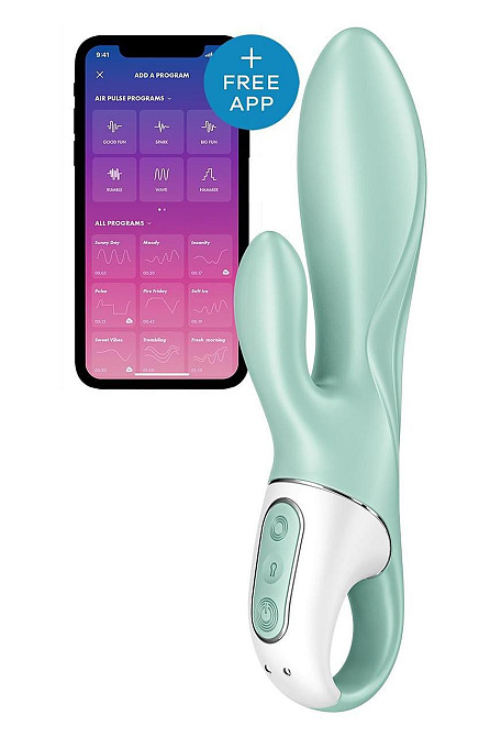 Смарт вибратор-кролик Satisfyer Air Pump Bunny 5+, надувается Sex Aura Киев - изображение 1