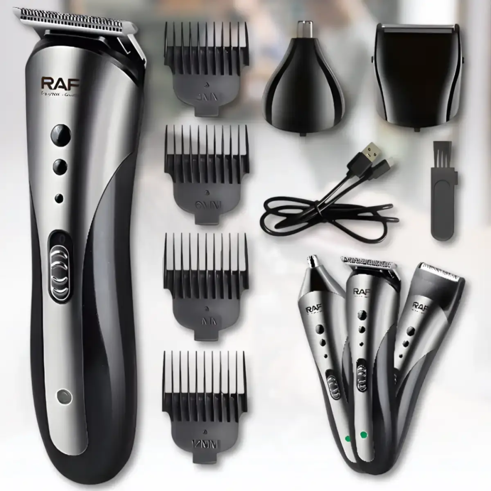 Машинка для стрижки RAF R4047 аккумуляторная, триммер для волос и бороды, насадки, регулировка длины Одесса - изображение 7