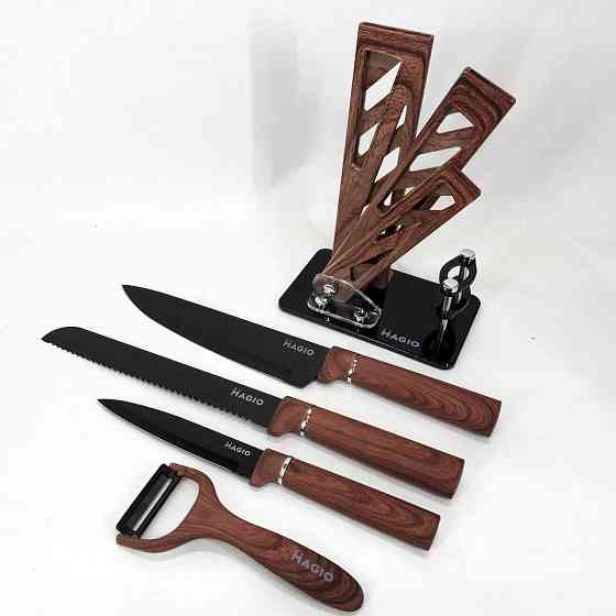 Топ кращих ножів для кухні, Набір литих кухонних ножів, Ножі для кухонних потреб Набори NR-26 Івано-Франківськ