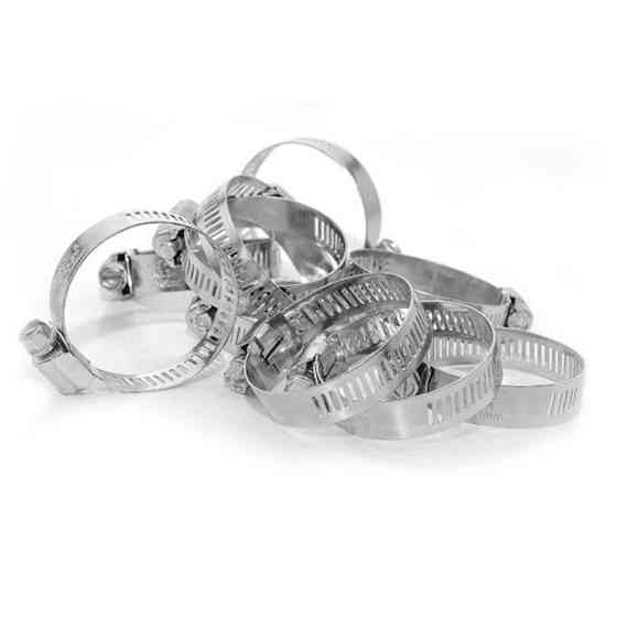 Хомут сталевий оцинкований, 12,7 мм, Ø - 27-51 мм INTERTOOL TC-0127 Київ