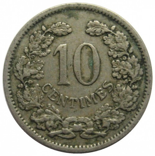 Люксембург 10 сантимов, 1901 Полтава - изображение 1