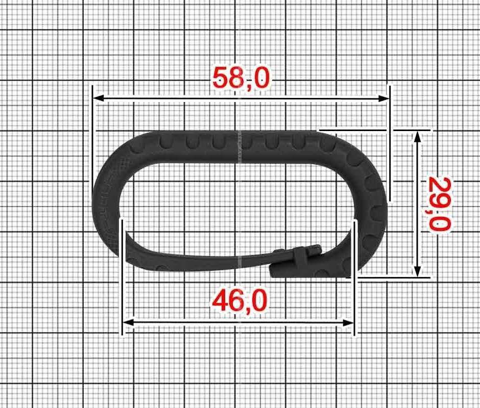 Карабін-фіксатор пластиковий койот зручний для військового спорядження та туристів. Одеса - фото 2