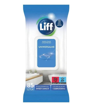 Вологі універсальні серветки для прибирання Liff 85 шт Київ