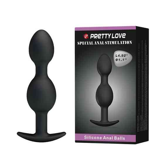АНАЛЬНІ КУЛЬКИ BLACK PRETTY LOVE BI-040035 Sex Aura Київ