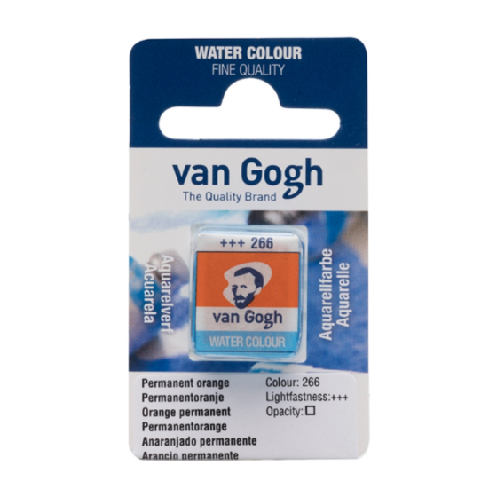 Фарба акварельна Van Gogh (266) Перм. оранжевий кювета Royal Talens Київ